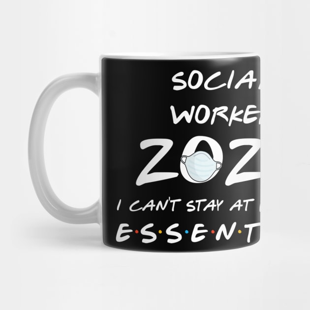 Social Worker 2020 Quarantine Gift by llama_chill_art